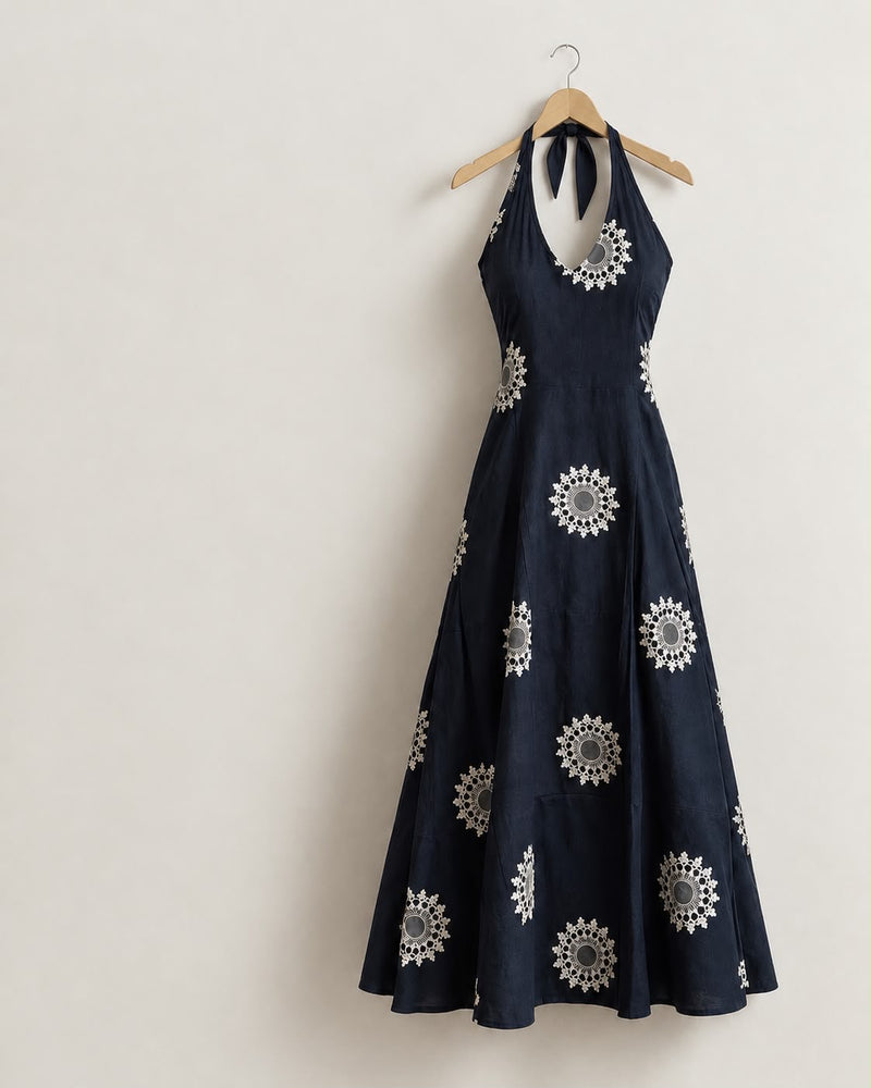 Kala Halter Neck Dress