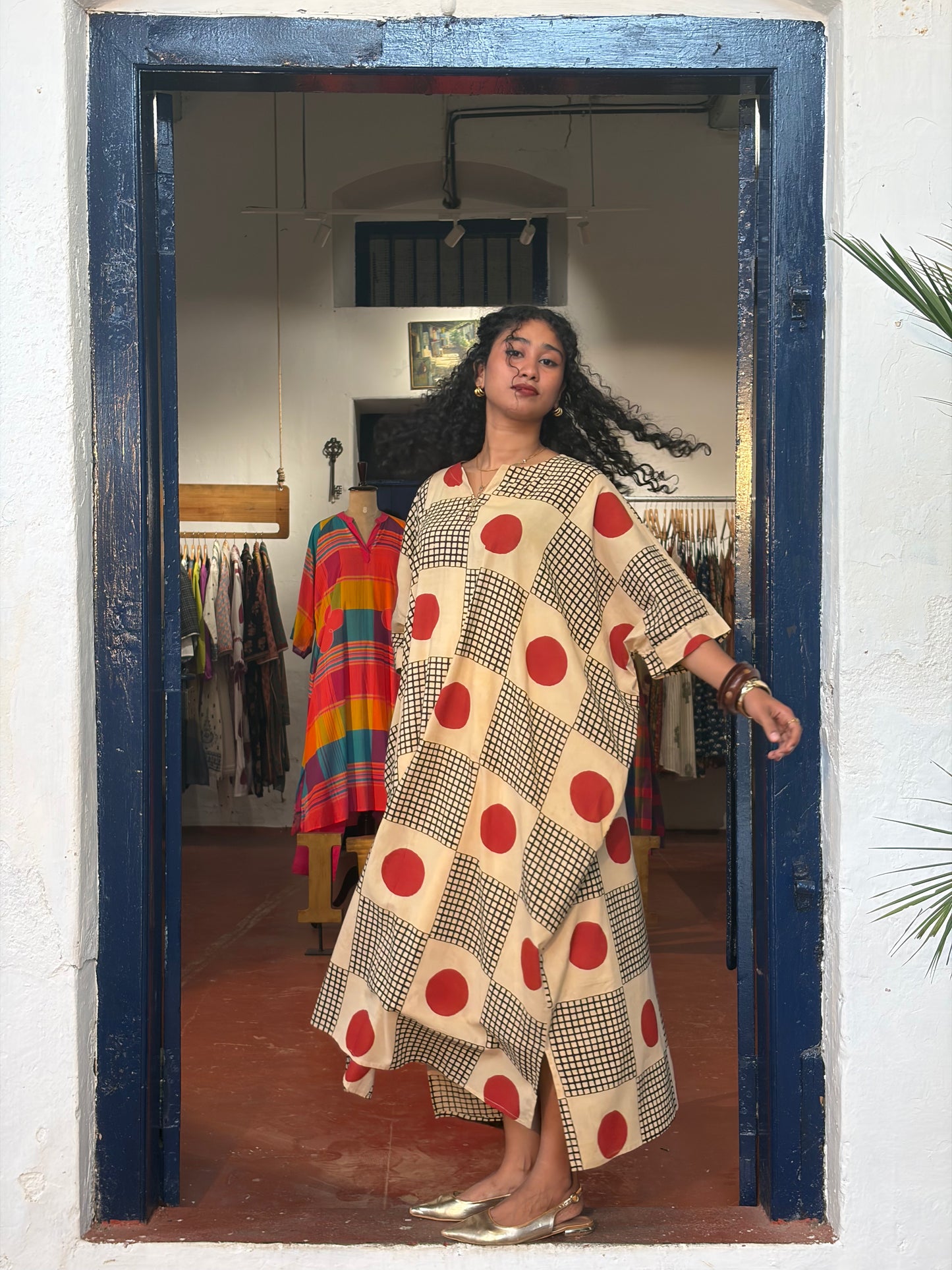 RETRO POP KAFTAN
